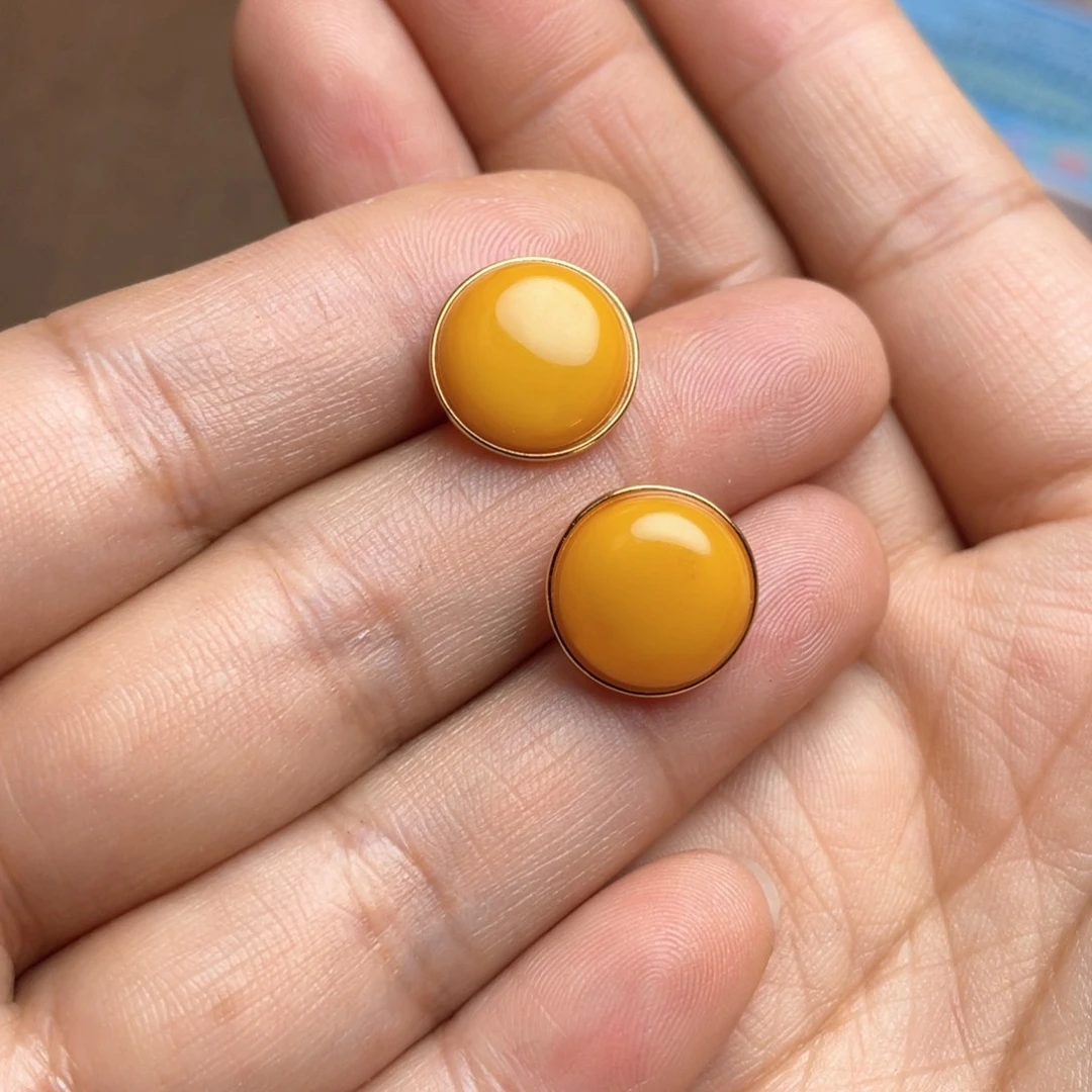 琥珀银S925镶嵌颈饰