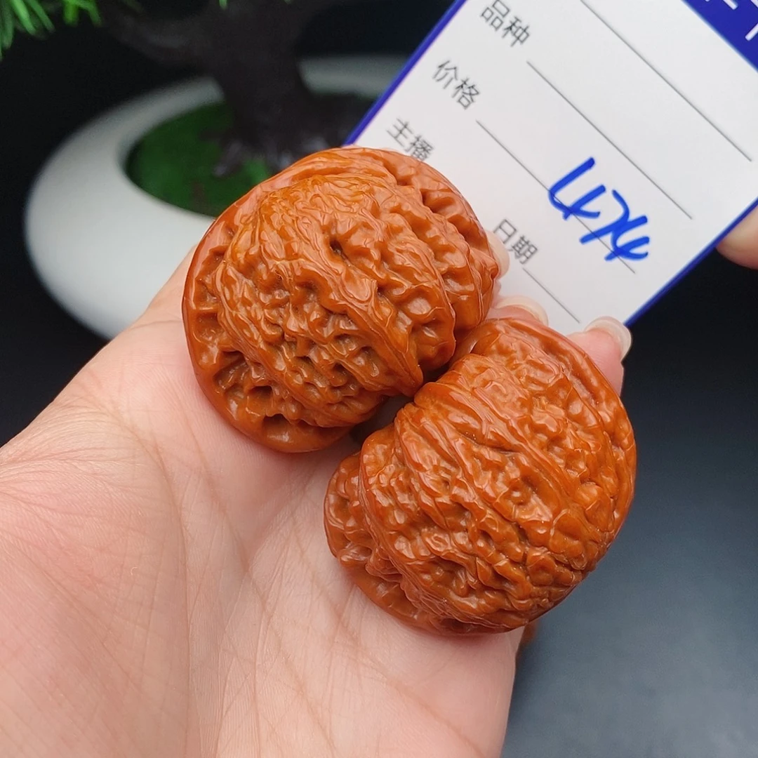 把件文玩核桃43闷白474