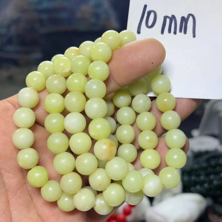 蛇纹石玉手串未镶嵌