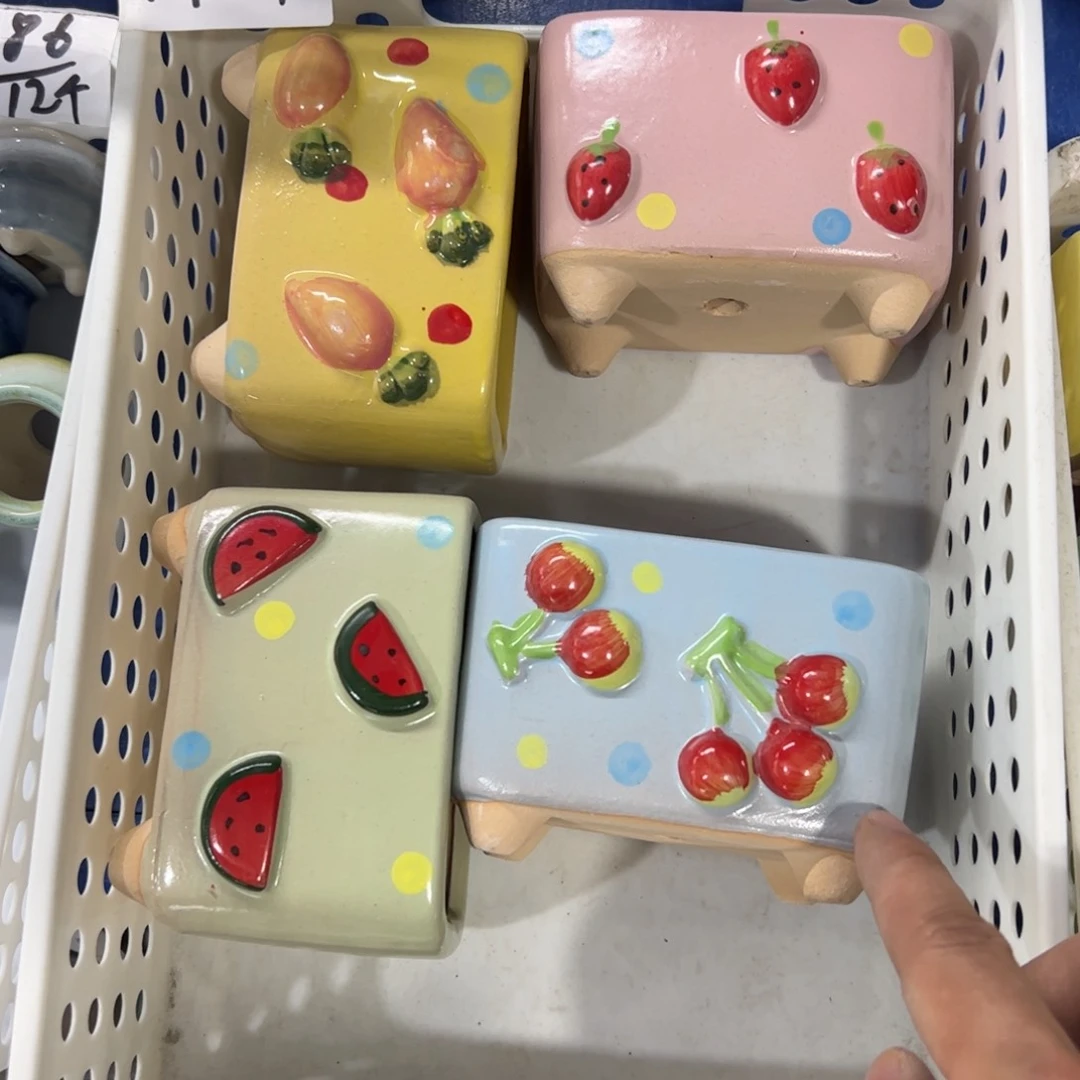 陶瓷陶瓷多肉花盆@@1987