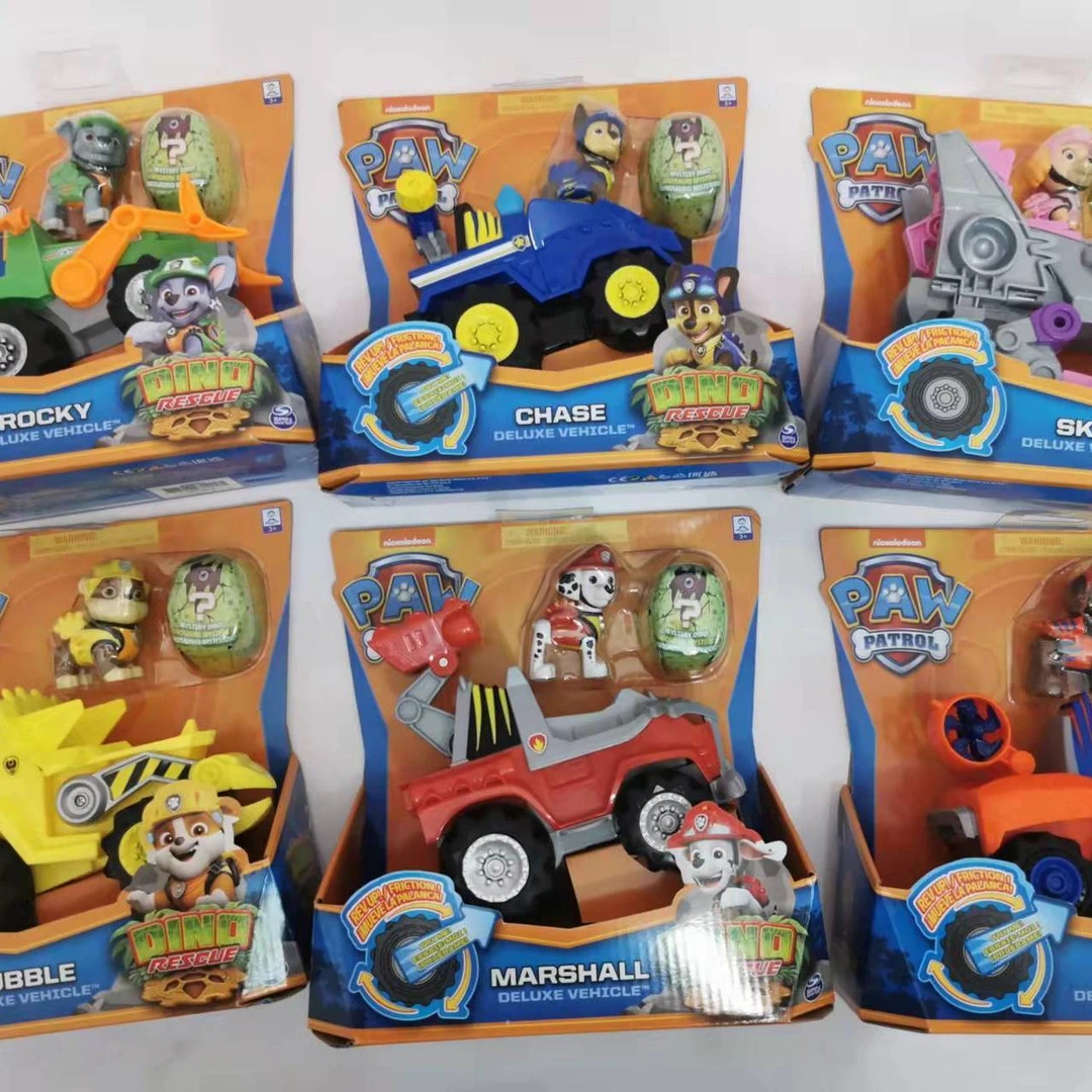 正版汪汪队立大功阿奇天天毛毛惯性恐龙变形越野救援车玩具包邮