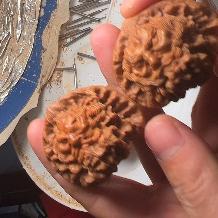 核桃手串/手链核桃雕刻