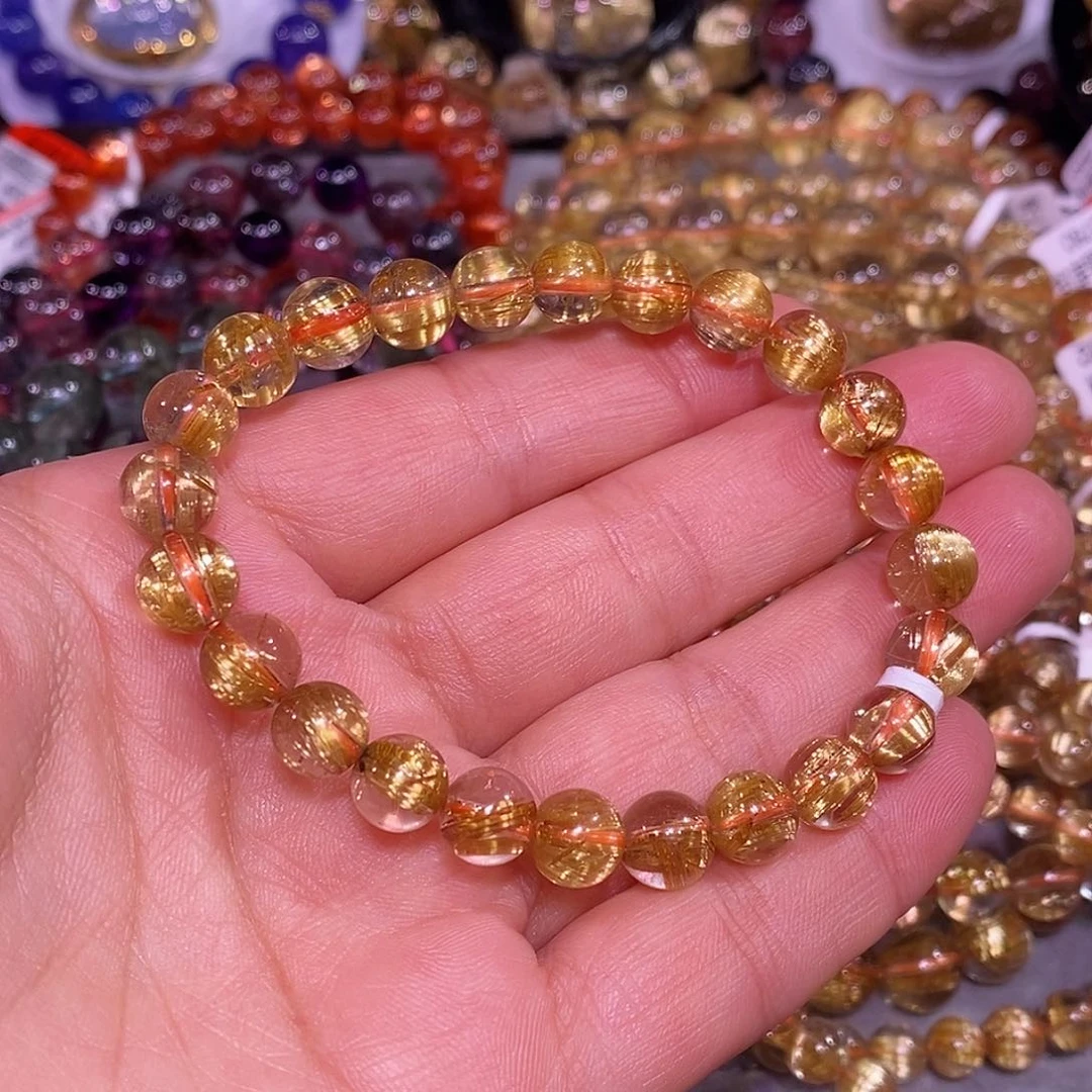 未镶嵌手链水晶金钛晶8