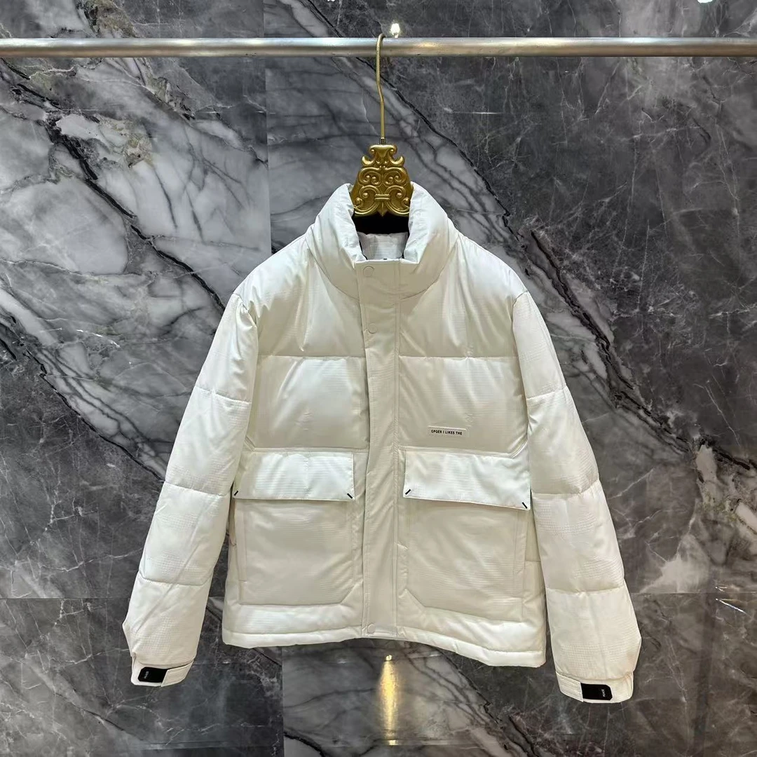 单白【F】冬季新款时尚加厚保暖防寒服外套6606