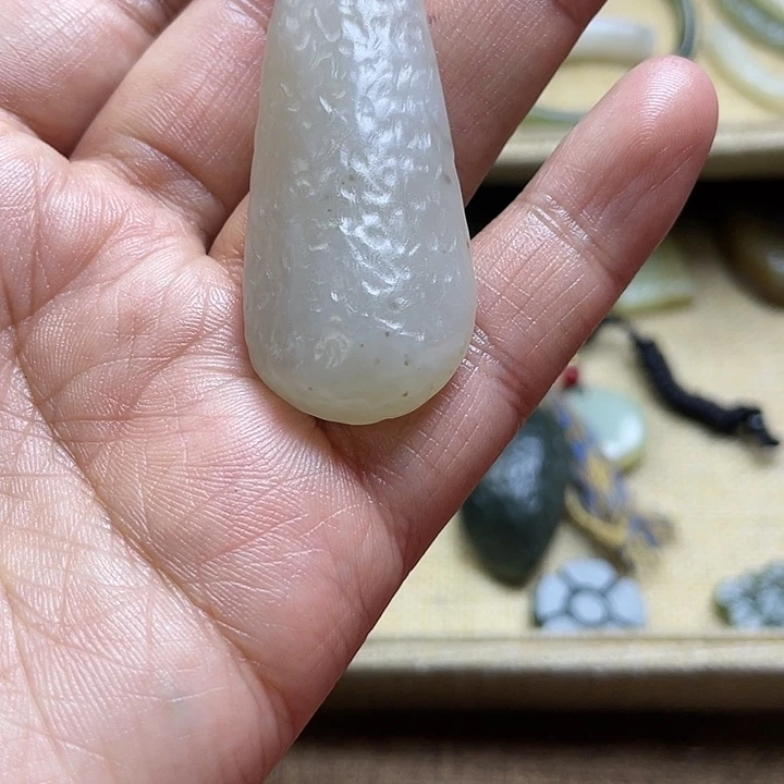 和田玉（糖玉）颈饰未镶嵌ᝰ**人22