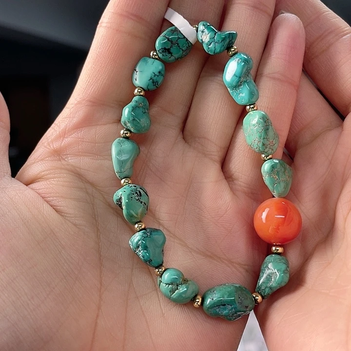 未镶嵌绿松石珠宝奇石