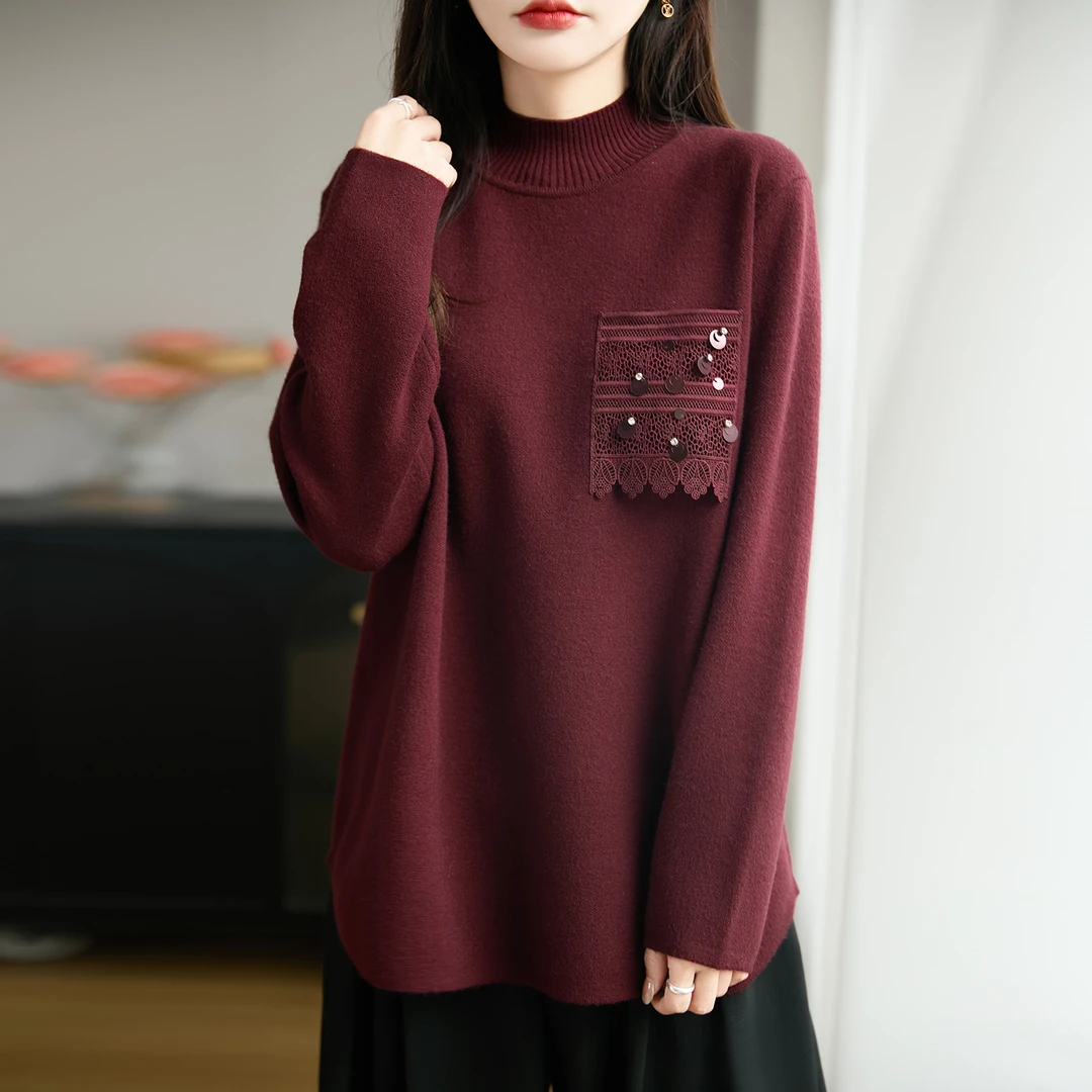 秋冬新款洋气减龄爆款上衣