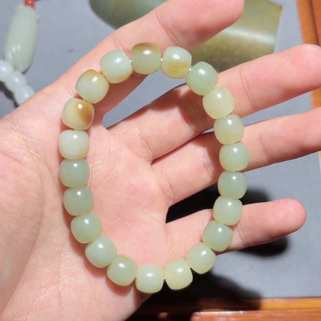 和田玉手链未镶嵌