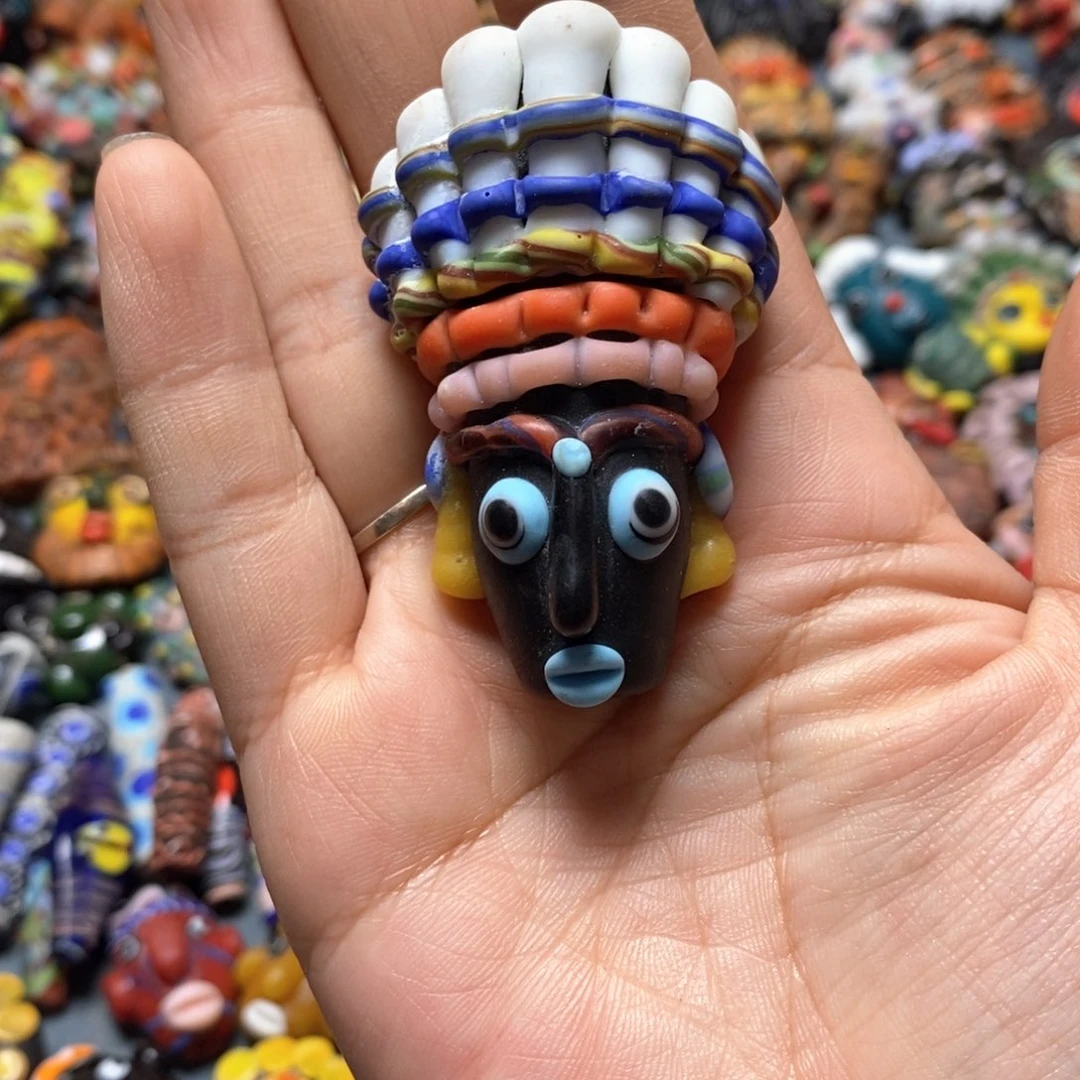 琉璃颈饰印度尼西亚国王