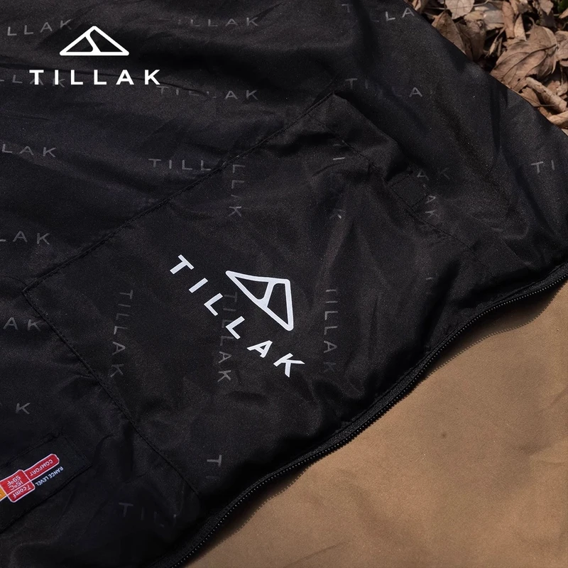 Tillak户外春秋睡袋 轻量便携露营公园办公室午睡空调被三季可用