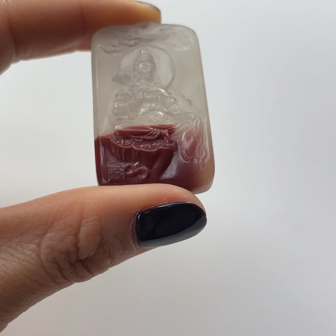 南红玛瑙吊牌未镶嵌岁**供