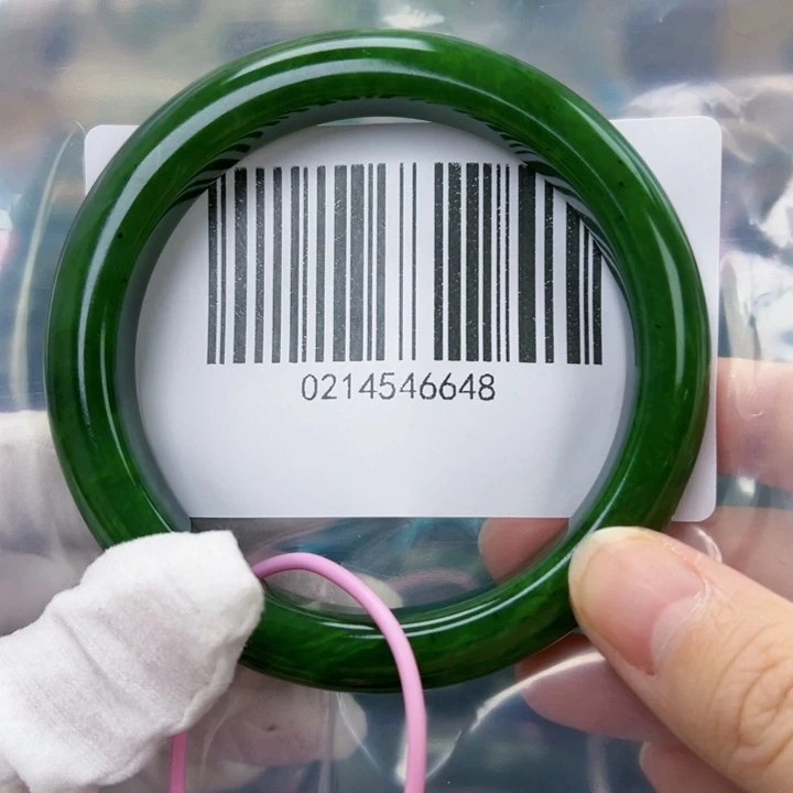 和田玉未镶嵌手镯6061