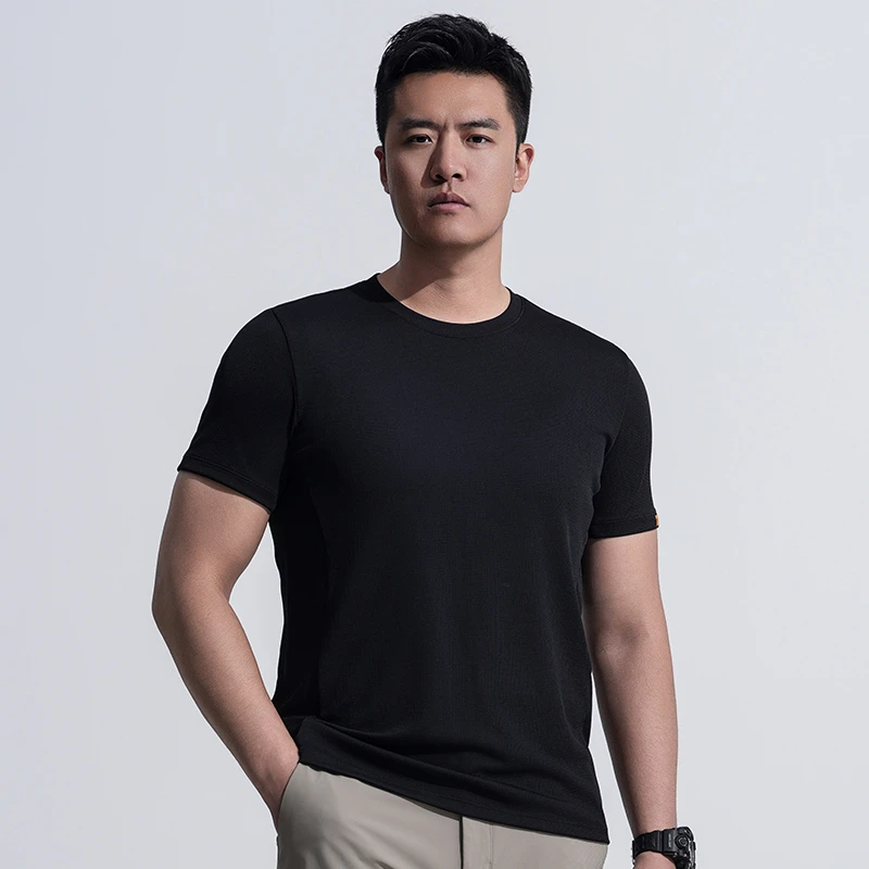 【龙牙】四代龙牙阿波罗POWER DRY速干圆领亨利领短袖T恤轻薄透气男