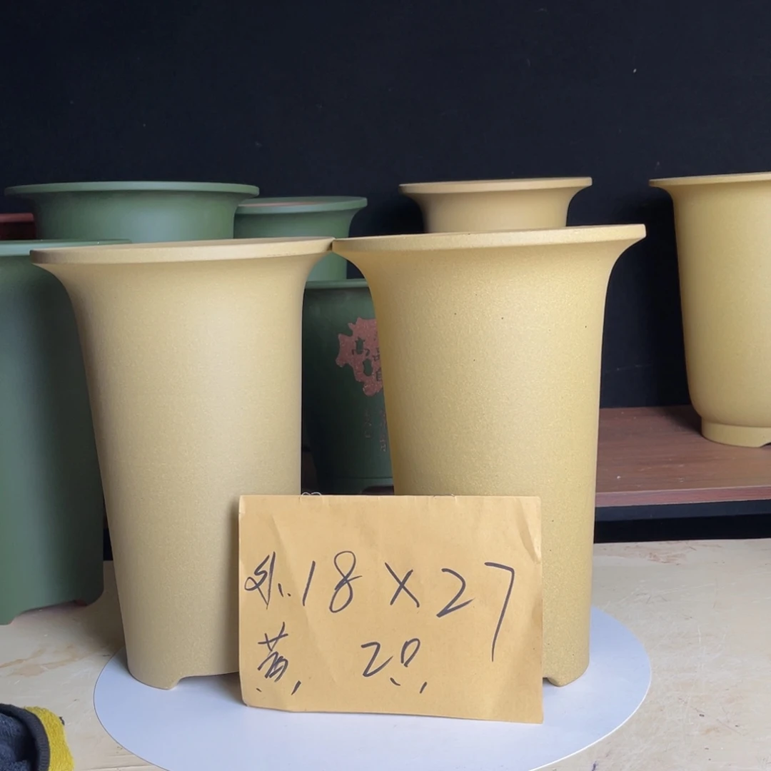 宜兴原矿紫砂花盆