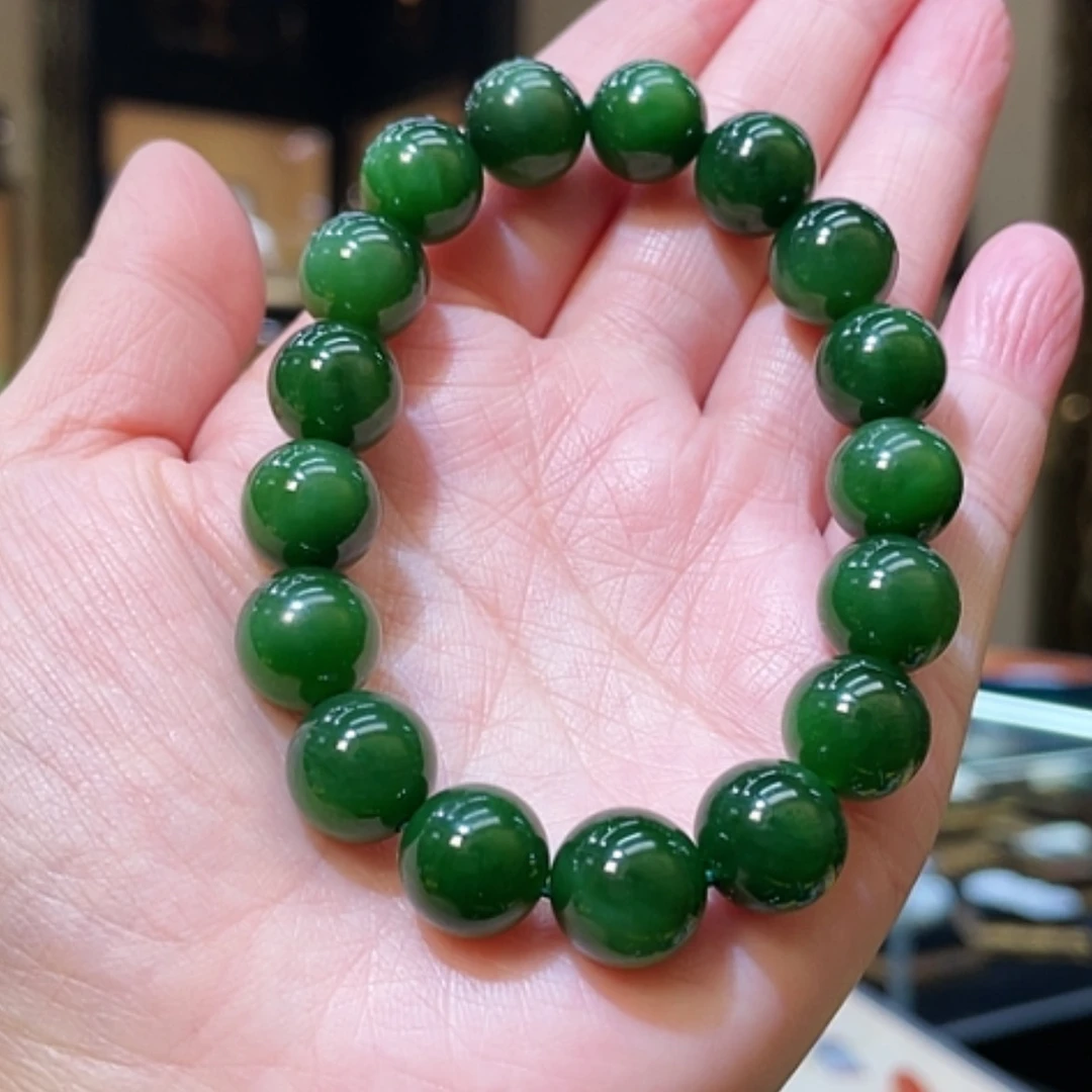 【闪购商品】和田玉（碧玉）手链未镶嵌