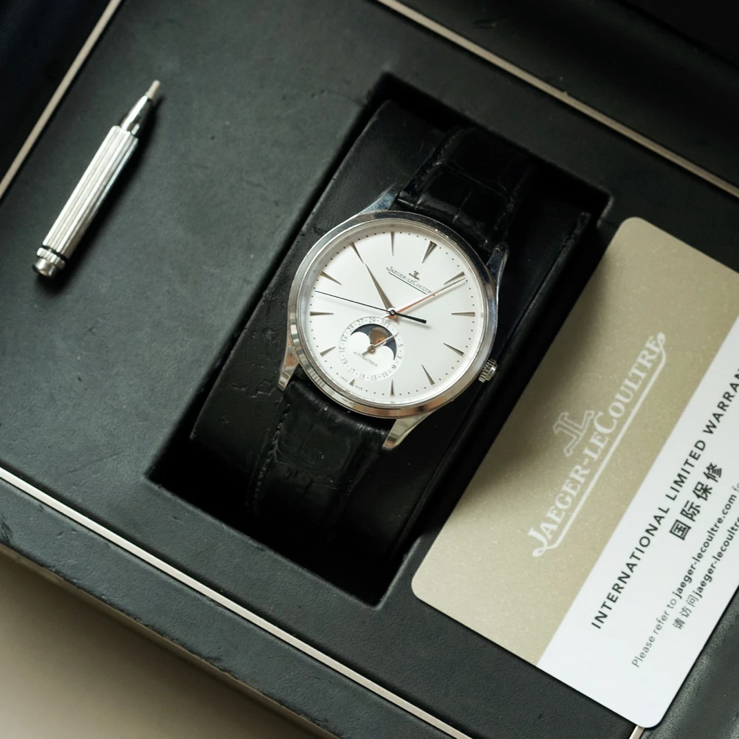 99新 Jaeger-LeCoultre/积家 积家大师1368430 新款21年全套 39mm