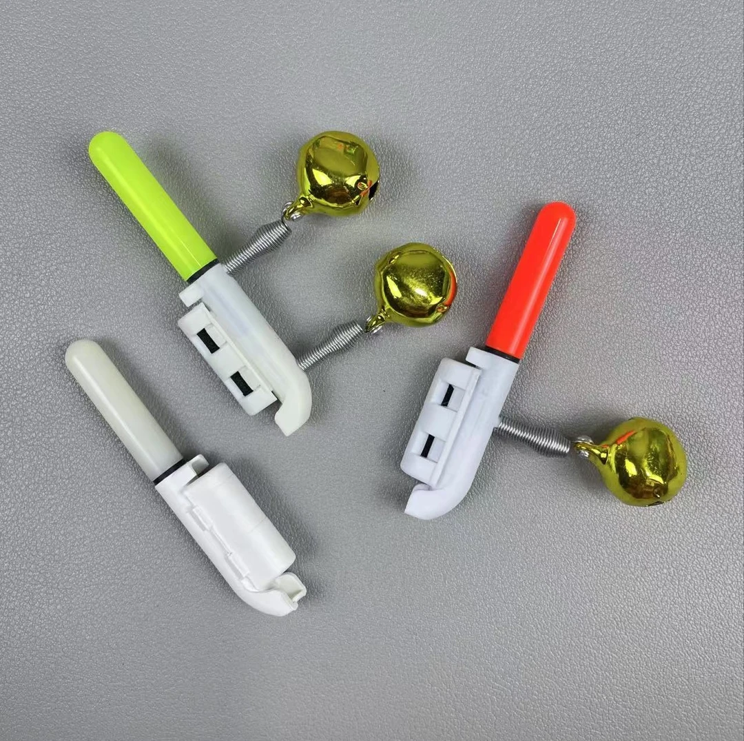 （常亮）竿稍灯夜钓带铃铛醒目灯头425电池通用