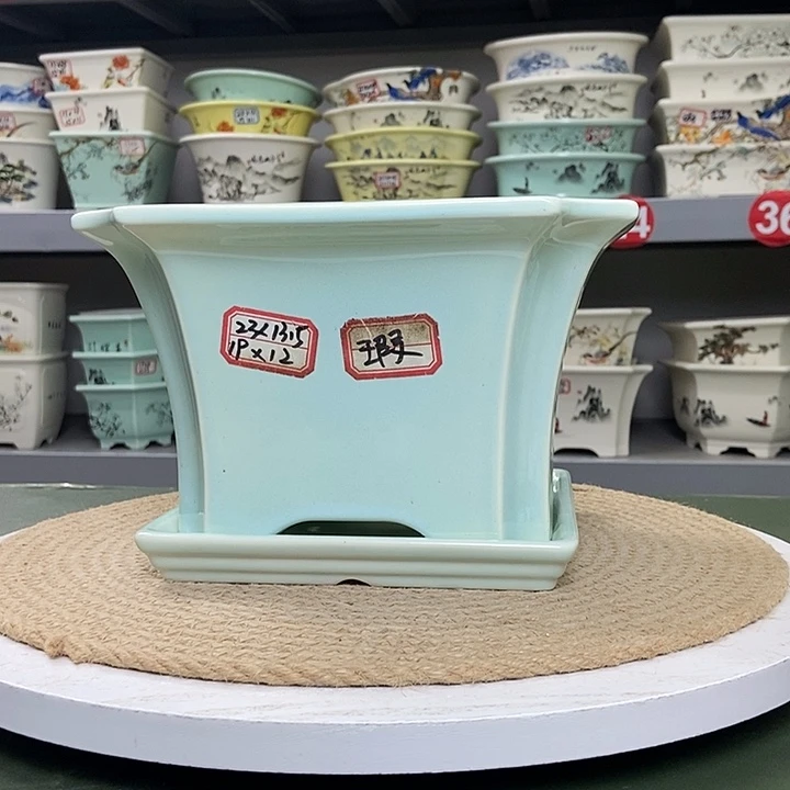 紫砂宜兴紫砂花盆