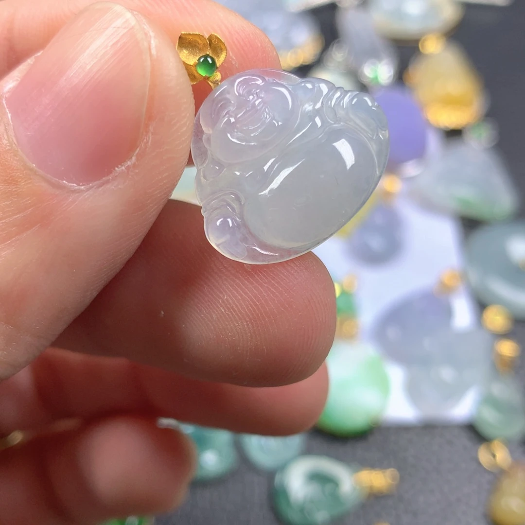 【闪购商品】翡翠颈饰18K金镶嵌翡翠
