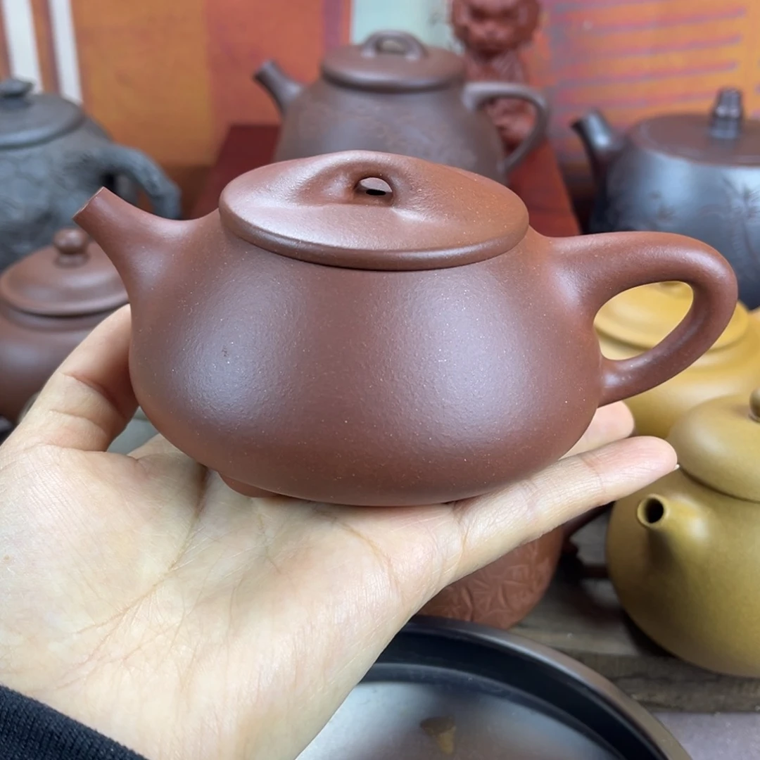 紫砂茶壶宜兴紫砂壶景舟石瓢