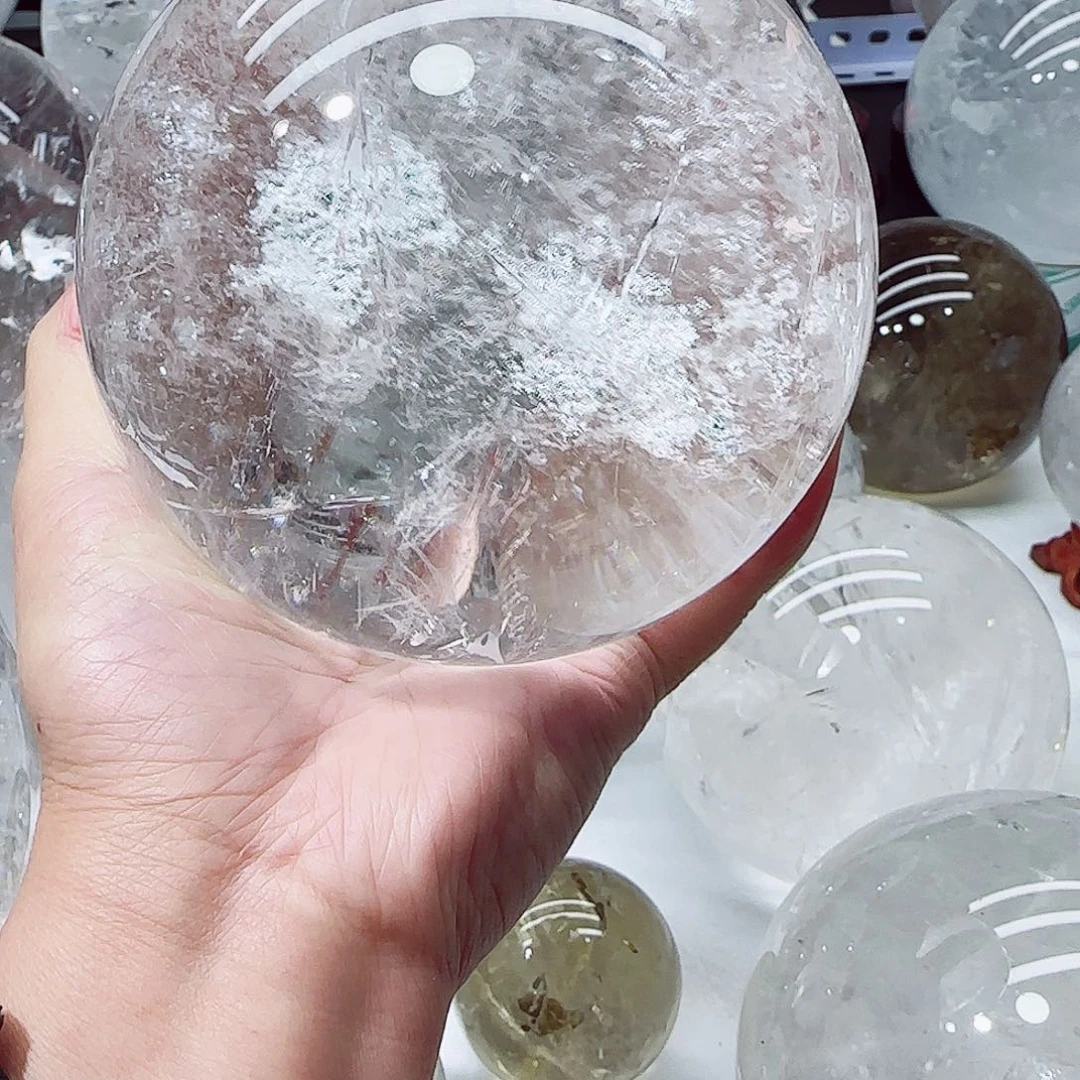 未镶嵌珠宝半成品水晶喜**.天然