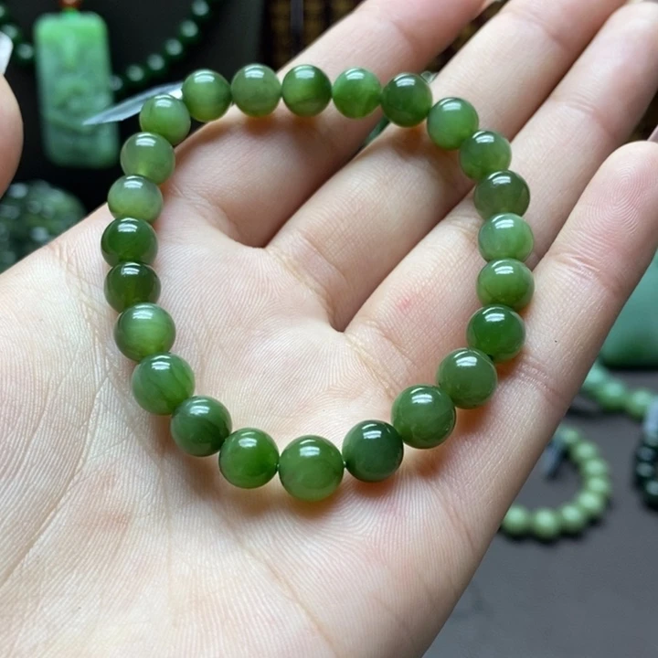 和田玉手串未镶嵌