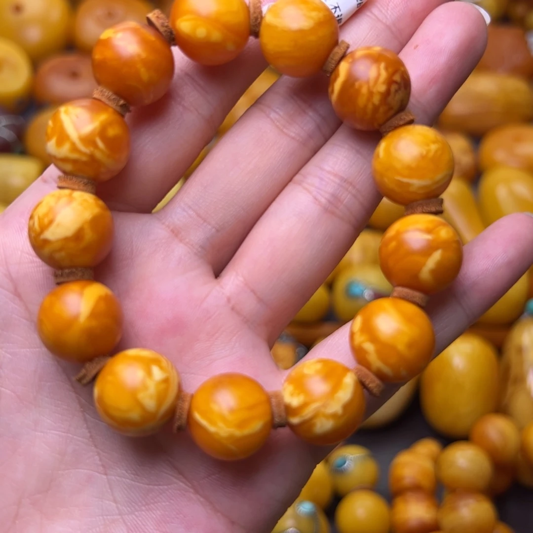 蜜蜡未镶嵌珠宝奇石14加顶级妖花漏价