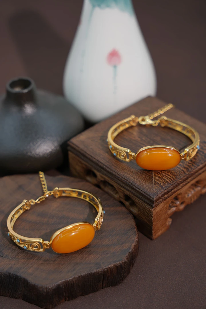 老蜡蛋面手镯多样性发一件JHL9506919