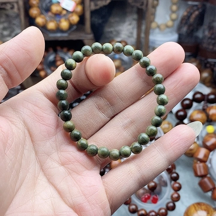 维腊木（绿檀）手串/手链0.6手串