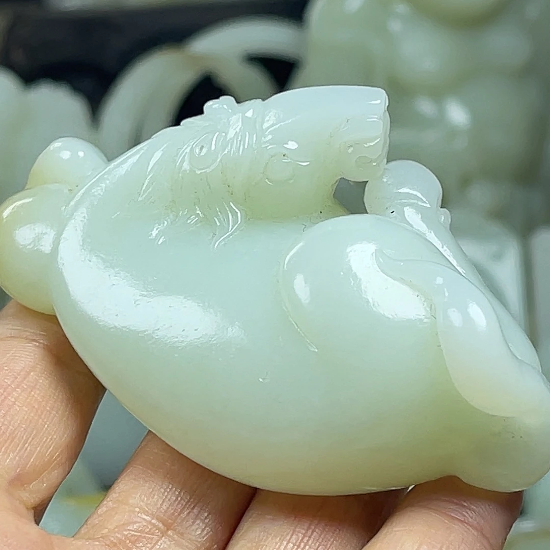 安***妈和田玉（糖玉）未镶嵌挂件