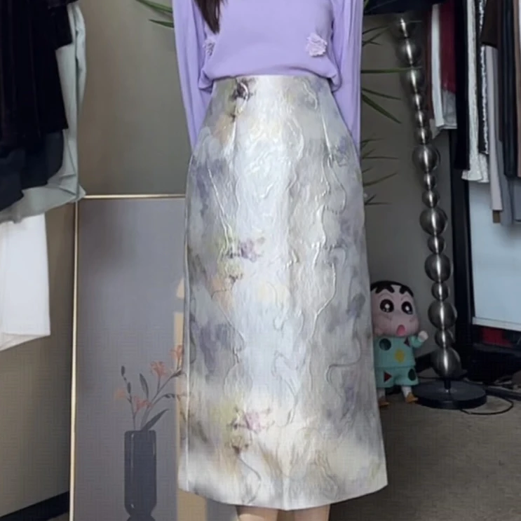 D31043南油爆款气质半身裙