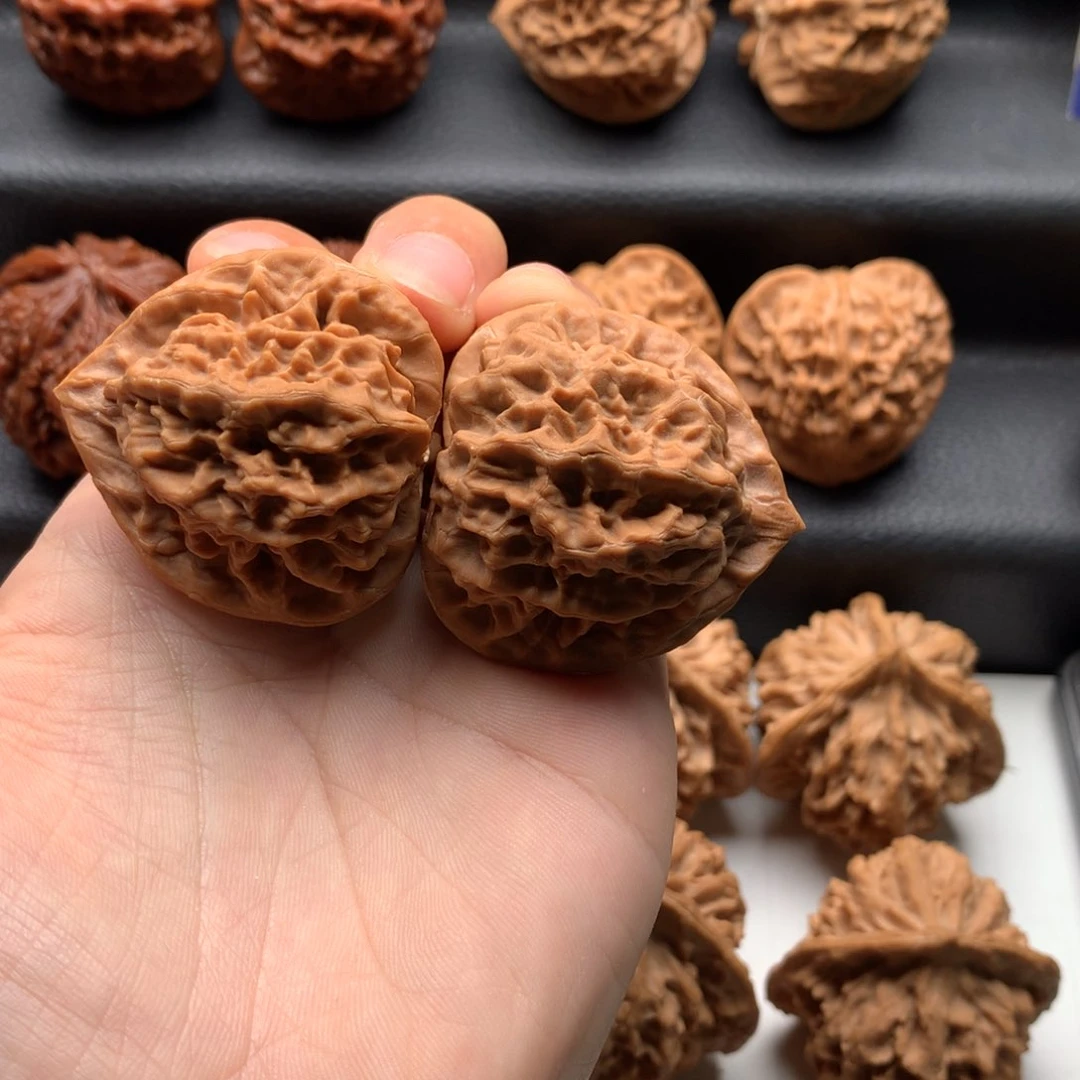 文玩核桃把件笑*秦野