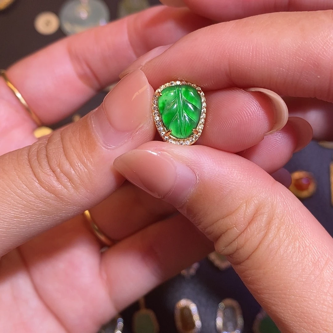 翡翠银S925镶嵌项链