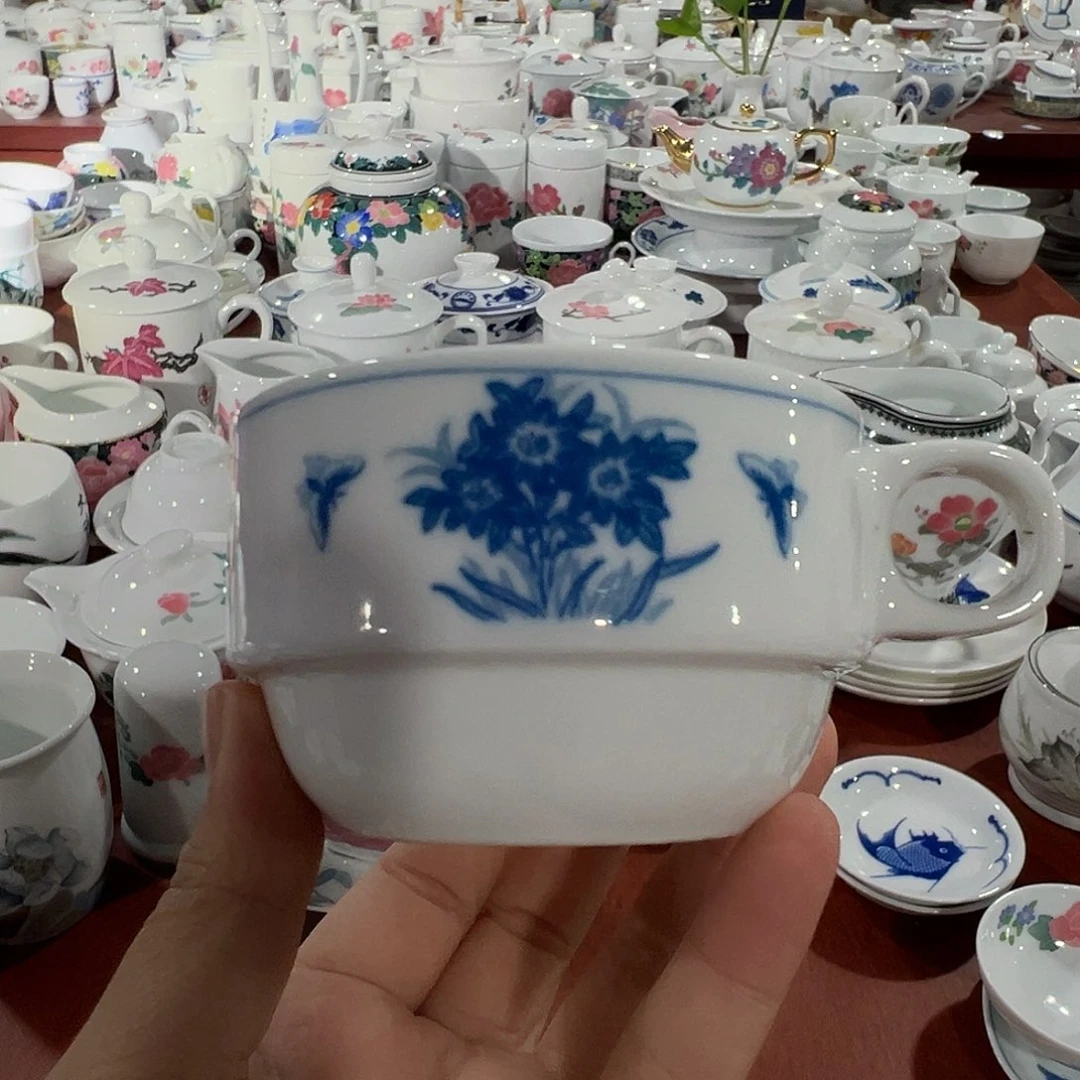 醴陵瓷直播供货基地咖啡杯