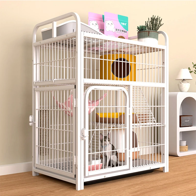 猫笼子猫别墅室内家用带厕所一体超大自由空间猫屋猫舍猫咪猫窝