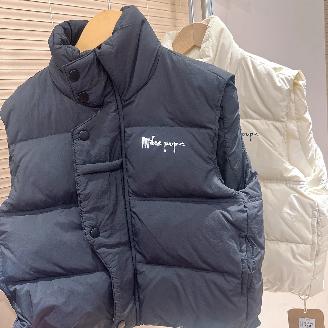 T4-4   146橘子冬款中大童时尚百搭棉马甲