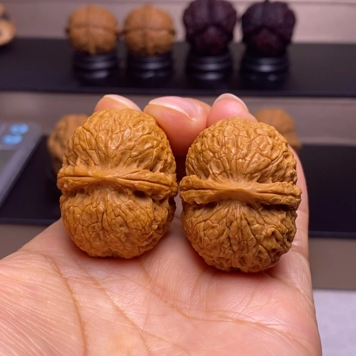 把件文玩核桃花生元宝25