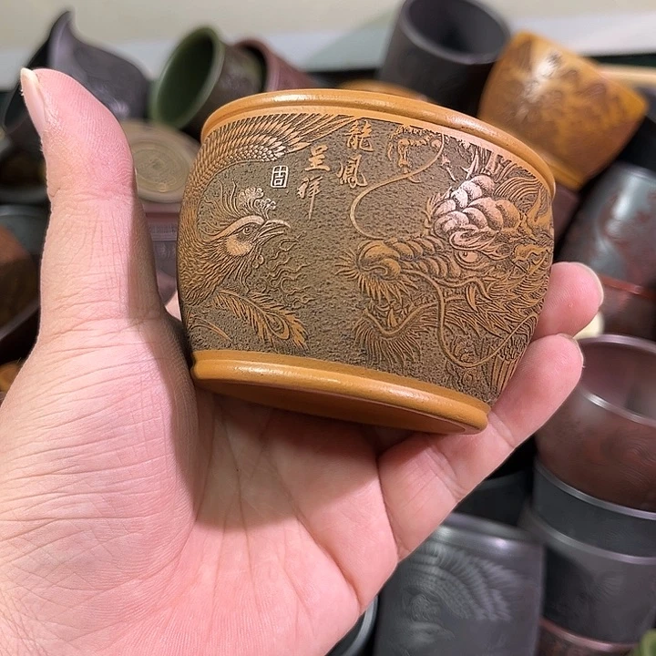 茶杯紫砂全手工紫砂主人杯