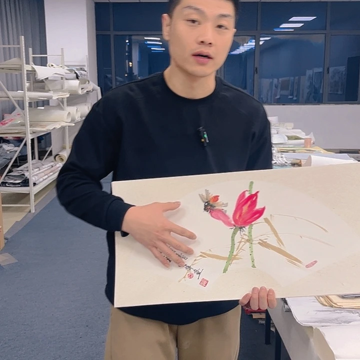 国画纯手绘字画宣纸