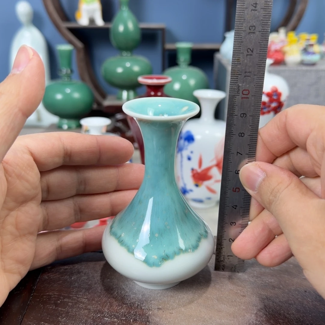 陶瓷手工小花器摆件