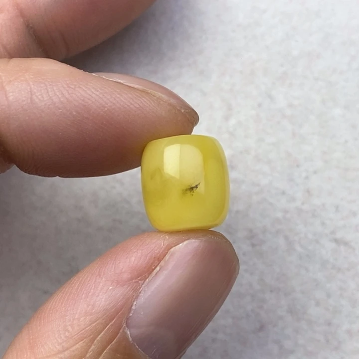 琥珀未镶嵌裸石微瑕花粉卡11➕