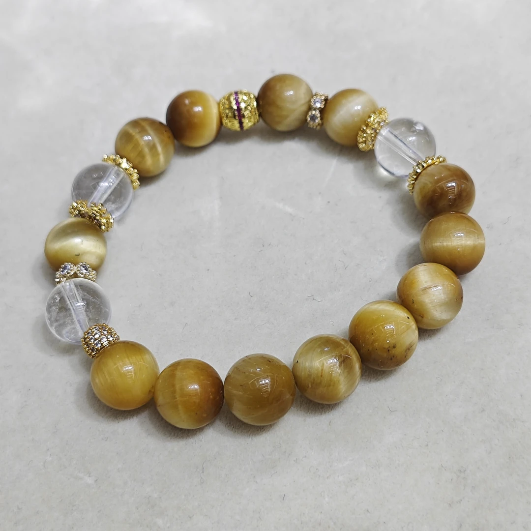 10虎眼白水晶手串Z038 xx