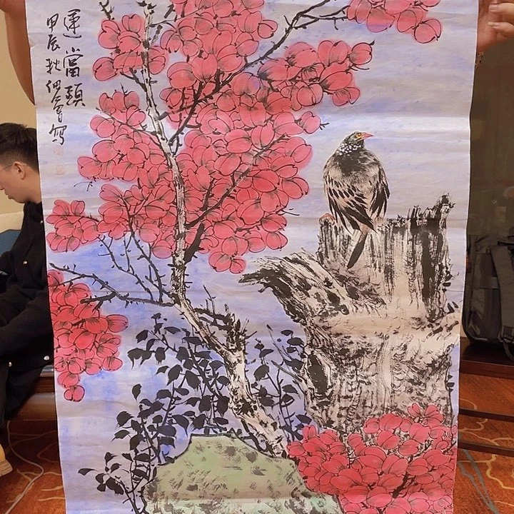 国画宋庄的一个小镇上