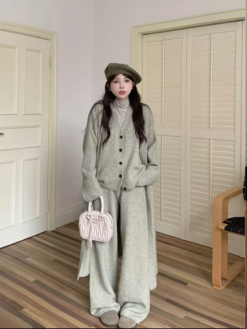 6222春季2026韩系复古简约气质高级感休闲慵懒百搭时尚四件套