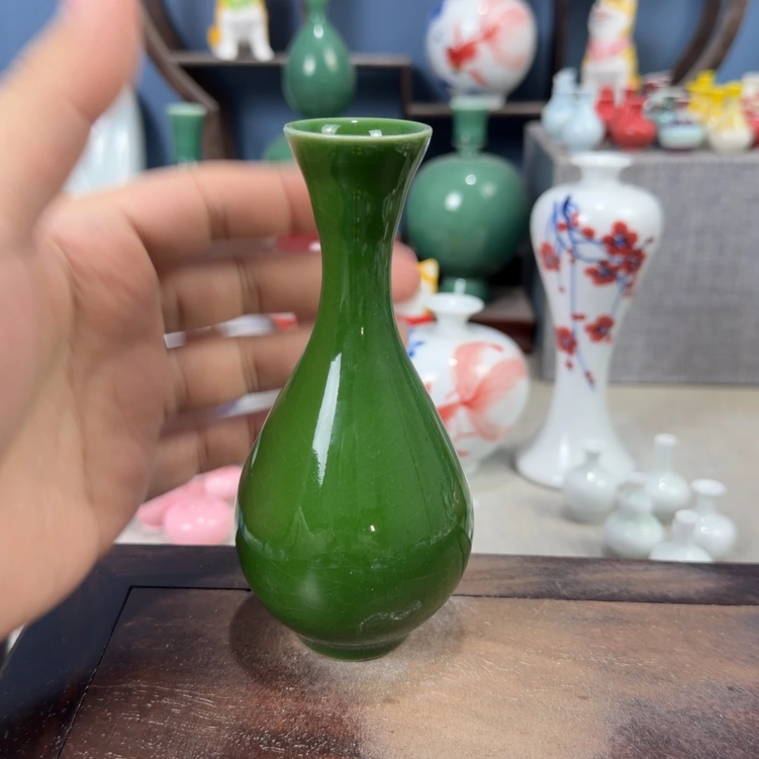 陶瓷手工小花器摆件