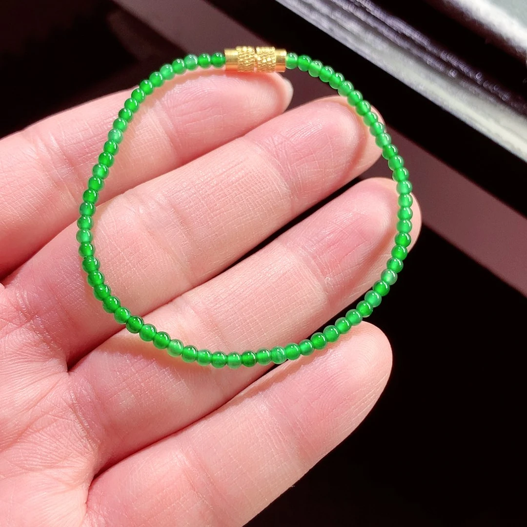 翡翠手链未镶嵌天然翡翠手链未镶嵌