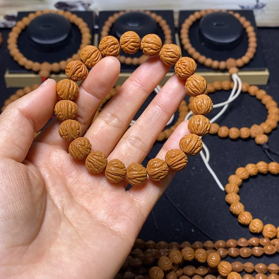 煊***奕手串桃核秦岭文玩桃核手串