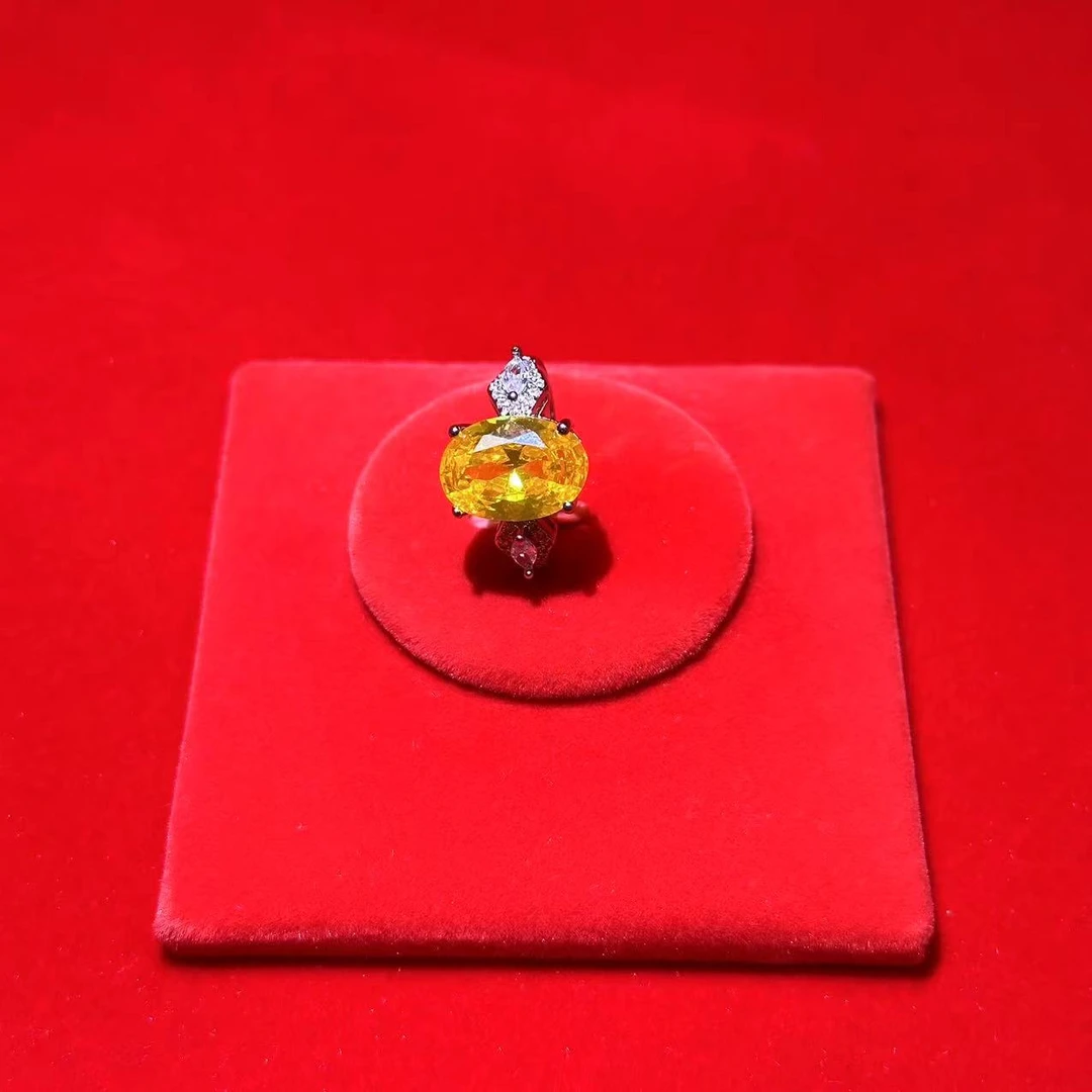 【尚美高端】熠熠生辉黄色戒指 JH 5550