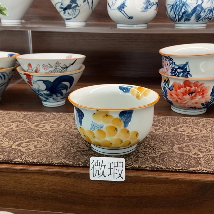 釉下老陶泥手工绘制