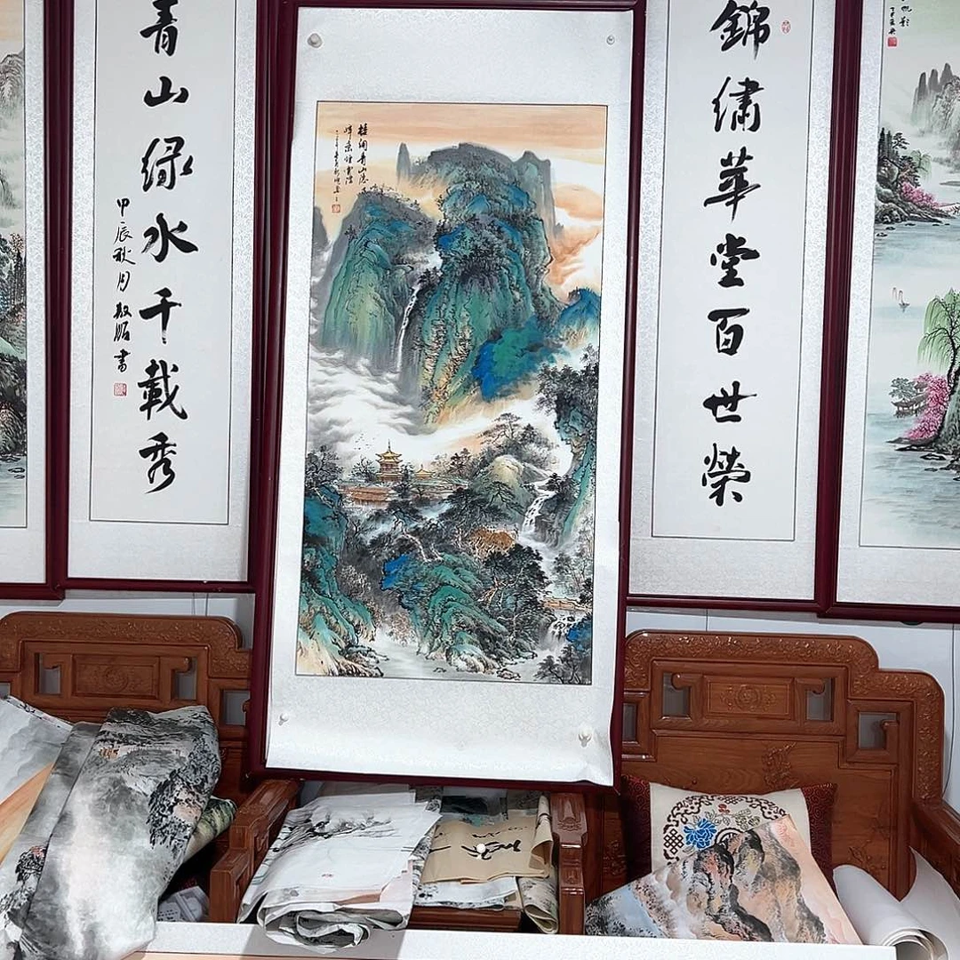 国画旭***升手绘保证假一罚万